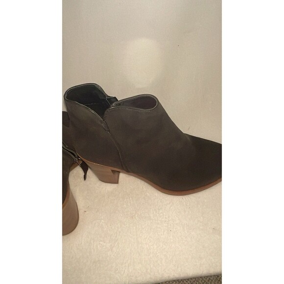 MIA Patton BLACK Ankle BOOTS Women's Size 9M Heeled Zippered Booties - Picture 9 of 11